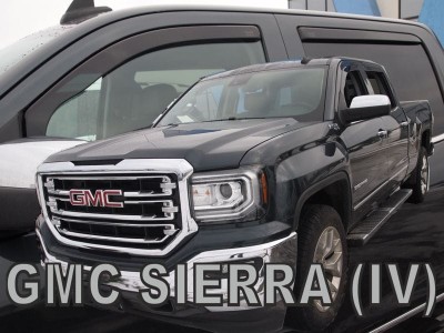 Ветробрани за GMC Sierra IV с 4 врати 2013-2019 (дължина на задните ветробрани 74cm) за предни и задни врати - Heko