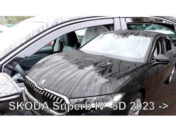 Ветробрани за Skoda Superb IV, 5 врати, Liftback от 2023г за предни и задни врати - Heko