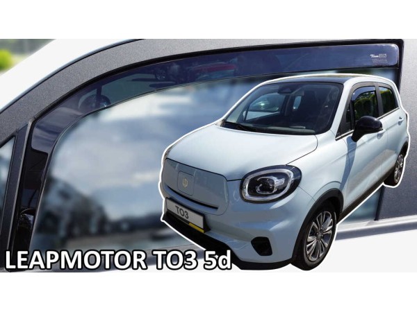 Ветробрани за Leapmotor T03 с 5 врати от 2020г за предни врати - Heko