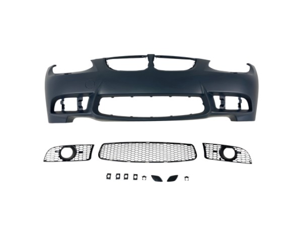 Предна броня за BMW E92 2006-2009 - M3 дизайн с отвори за халогени, без парктроник
