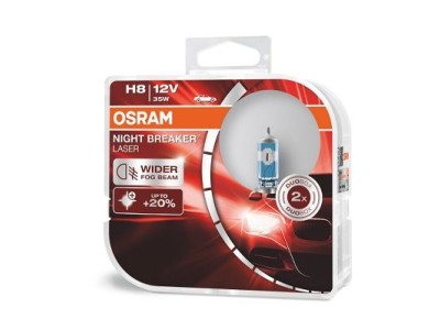 Халогенни крушки H8 12V 35W Osram Night Breaker Laser - комплект