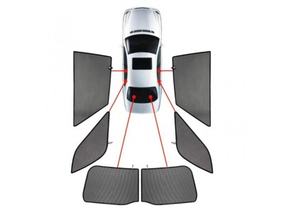 Car Shades сенници за Mini Clubman 3D от 2014 - 6 броя