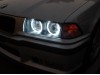 Ангелски Очи CCFL за BMW E36 / E38 / E39 - Бял цвят