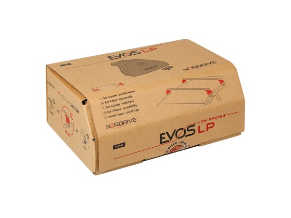 Комплект 4 основи Evos LP с нисък профил за греди Nordrive