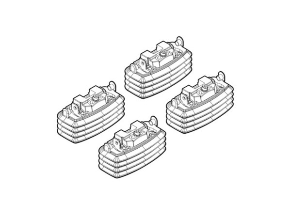 Монтажен кит за Bmw 1-ser E81, E87, E82, 3-ser Е46, 5-ser Е39/ Ford Mondeo mk III (2nd gen)/ Saab 9-3 Sport Sedan и SportHatch за греди Nordrive