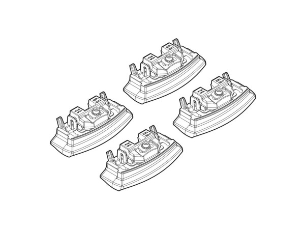 Монтажен кит за Hyundai i20 II 3/5D - fixpoint 11/2014>11/2020 за греди Nordrive