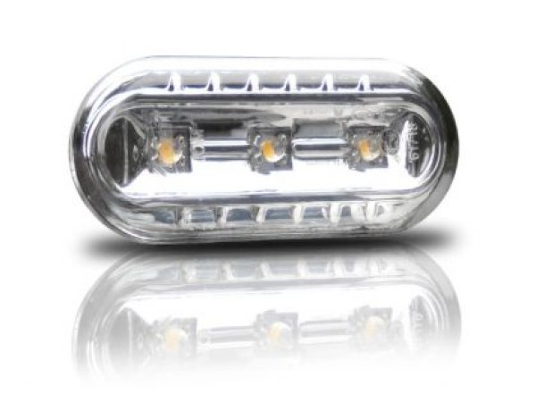 Диодни мигачи за калник VW / FORD / SEAT - хром