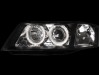 Кристални фарове AUDI A6 (2001-2003) за фабричен ксенон - черни