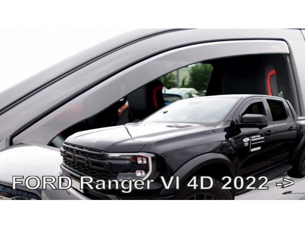 Ветробрани за Ford Ranger VI 4 врати 2022г за предни врати - Heko