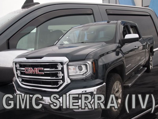 Ветробрани за GMC Sierra IV с 4 врати 2013-2019 (дължина на задните ветробрани 50cm) за предни и задни врати - Heko