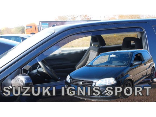 Ветробрани за Suzuki Ignis с 3 врати 2000-2006 за предни врати - Heko