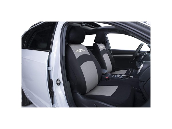Калъфи за седалки Sparco черно/сиво - SPS402GR