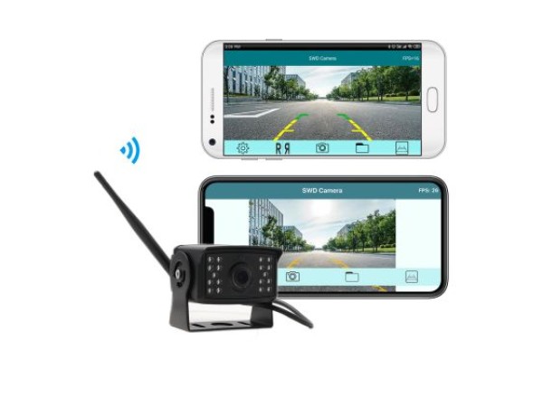 WiFi Камера за задно виждане за телефон за бус, камион, кемпер - с нощно виждане