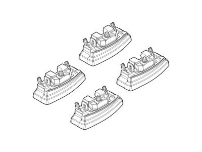 Монтажен кит за Mercedes A-class W176 5D - fixpoint 10/2012>05/2018, W177 5D - fixpoint от 06/2018г за греди Nordrive