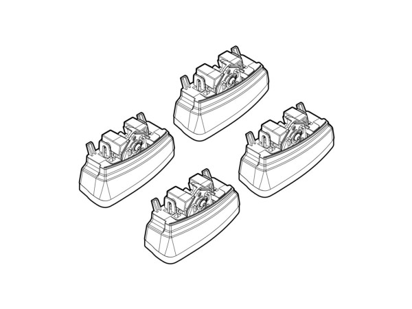 Монтажен кит за Peugeot 308 I 5D - fixpoint 09/2007>09/2013 за греди Nordrive