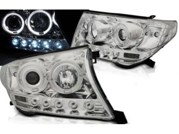 Кристални Фарове TOYOTA LAND CRUISER FJ200 (2007+) - хром Кристални Фарове TOYOTA LAND CRUISER FJ200 (2007+) - хром
