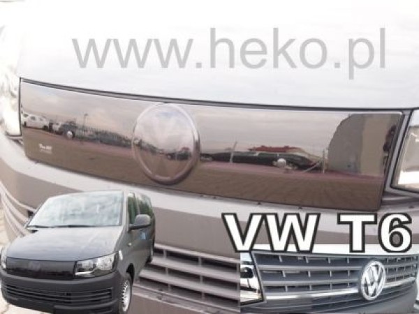 Зимен дефлектор за VW Caravelle T6 / Transporter 2015-2019 с черна решетка - Heko