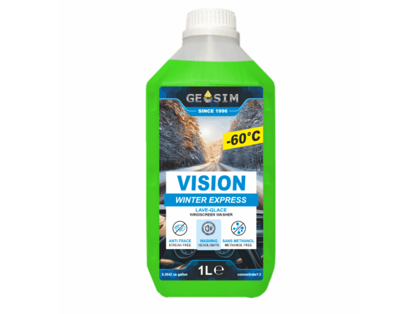 Зимна течност за чистачки до -60С GEOSIM - 1 литър концентрат
