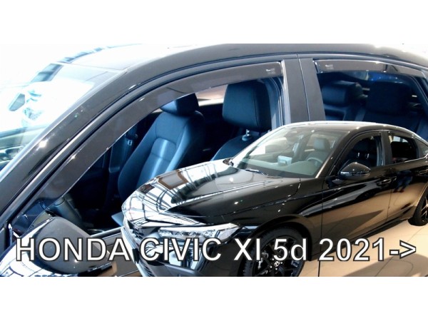 Ветробрани за Honda Civic XI 5врати, Liftback от 2021г за предни и задни врати - Heko