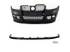 Добавка за предна GTI броня за VW Golf 5 2004-2009 - черен мат