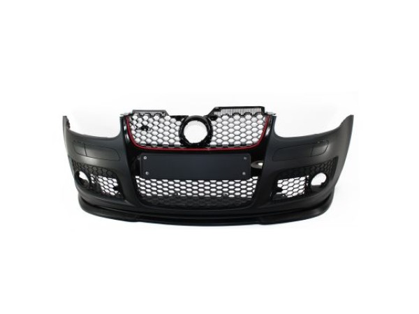 Добавка за предна GTI броня за VW Golf 5 2004-2009 - черен мат