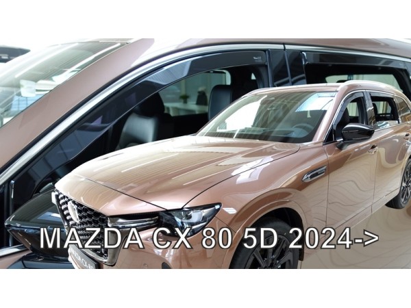 Ветробрани за Mazda CX-80 с 5 врати от 2024г за предни и задни врати - Heko
