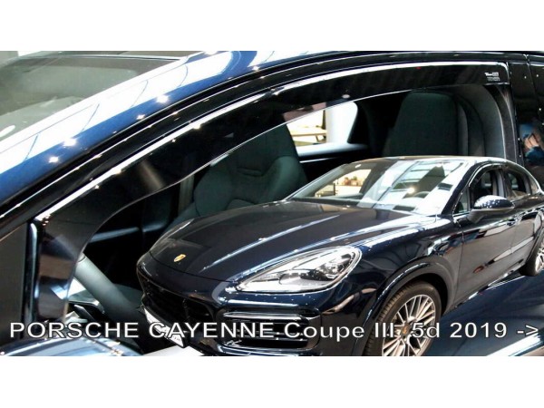 Ветробрани за Porsche Cayenne Coupe III с 5 врати от 2019г за предни врати - Heko