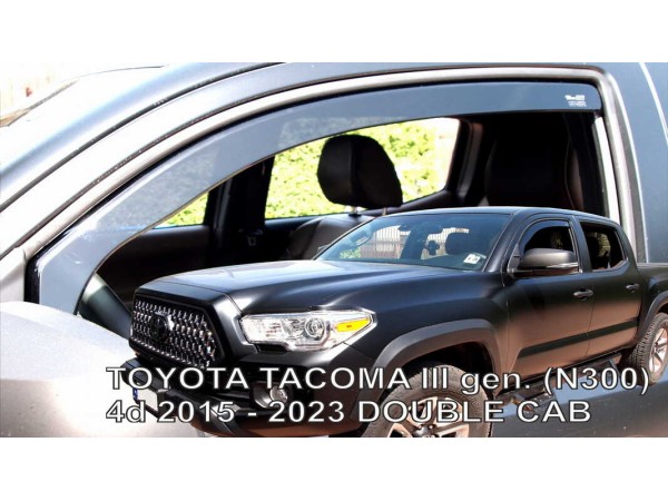 Ветробрани за Toyota Tacoma III N300 от 2015-2023, DOUBLE CAB за предни врати - Heko