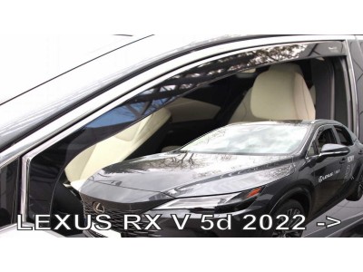 Ветробрани за Lexus RX V с 5 врати от 2022г за предни врати - Heko