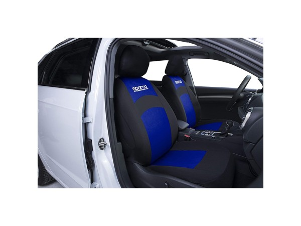Калъфи за седалки Sparco черно/синьо - SPS402BL