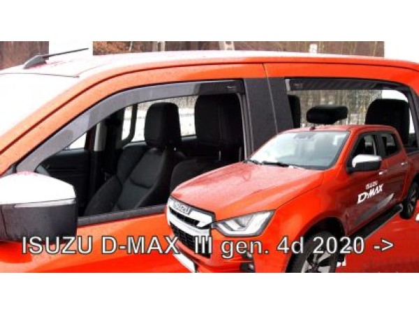 Ветробрани за Isuzu D-MAX III от 2020 за предни и задни врати - Heko