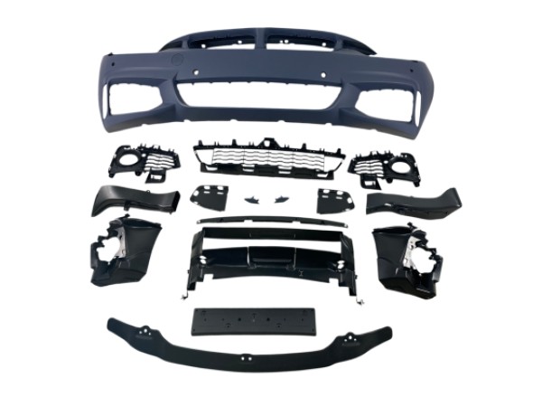 Предна броня за BMW F32 / F36 2013-2020 - M-Tech дизайн с отвори за халогени и парктроник
