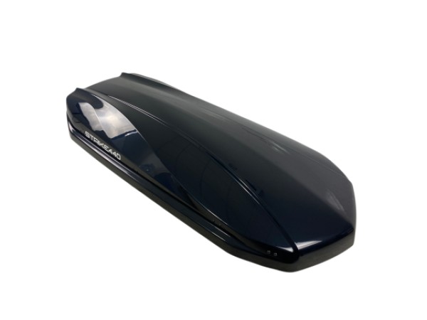 Автобокс Junior Strike 199x84x35cm с 85 mm крепежи,с двустранно отваряне, 440 литра - черен гланц