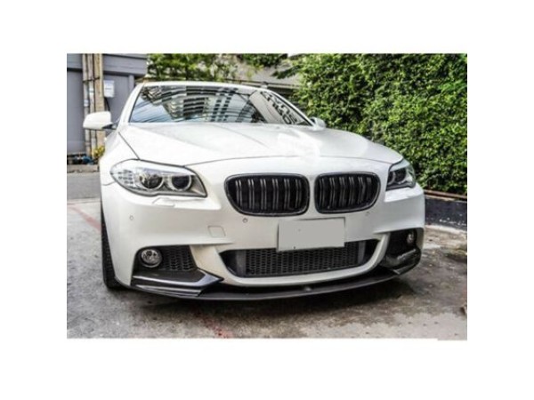 Добавка за предна м-броня за BMW F10 2010-2016 M-Tech - черен гланц