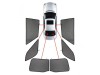 Car Shades сенници за Opel Crossland X 5D от 2017  - 6 броя