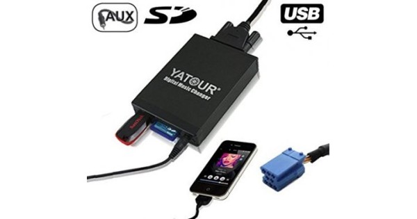 USB / MP3 audio interface с Bluetooth* за RENAULT CLIO, MEGANE, LAGUNA ...