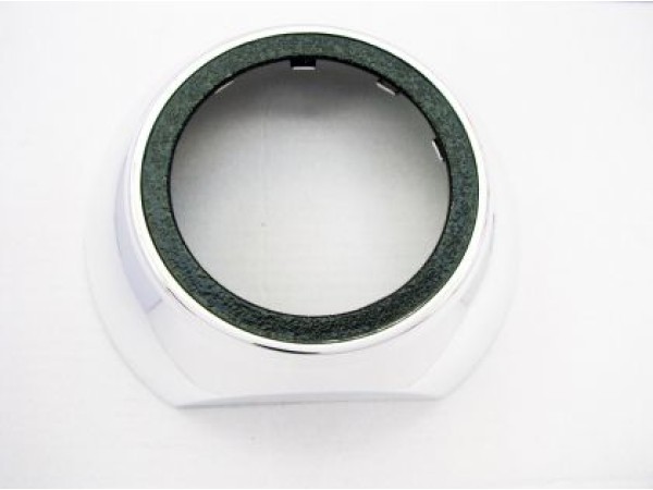 Капачки за лупи 2.5" Audi Design, полукръгла хром с черно D=13cm Капачки за лупи 2.5" Audi Design, полукръгла хром с черно D=13cm