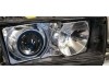 Капачки за лупи 2.5" Audi Design, полукръгла хром с черно D=13cm