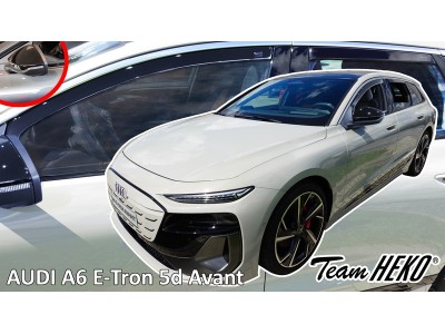 Ветробрани за Audi A6 E-TRON комби от 2024г (версия със странични огледала) за предни и задни врати - Heko