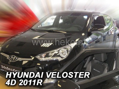 Ветробрани за Hyundai Veloster 2011-2018 английска версия за предни врати - Heko