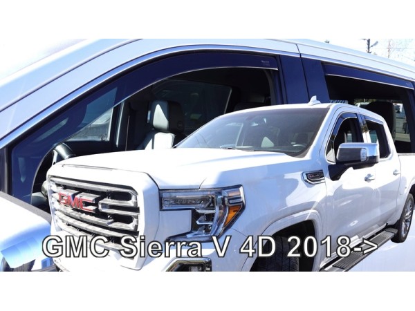 Ветробрани за GMC Sierra V с 4 врати от 2018г за предни и задни врати - Heko