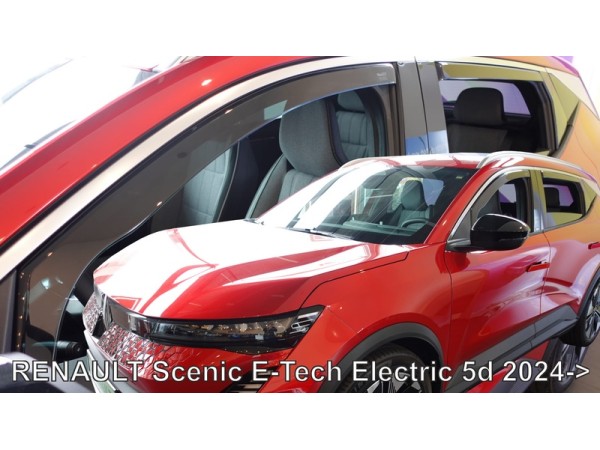 Ветробрани за Renault Scenic E-Tech Electric, 5 врати от 2024г за предни и задни врати - Heko