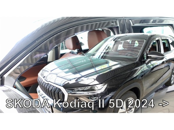 Ветробрани за Skoda Kodiaq II, 5 врати от 2024г за предни и задни врати - Heko