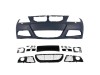 Предна броня за BMW E90 / E91 2005-2008 - M-Tech дизайн с отвори за пръскалки, без парктроник грундирана