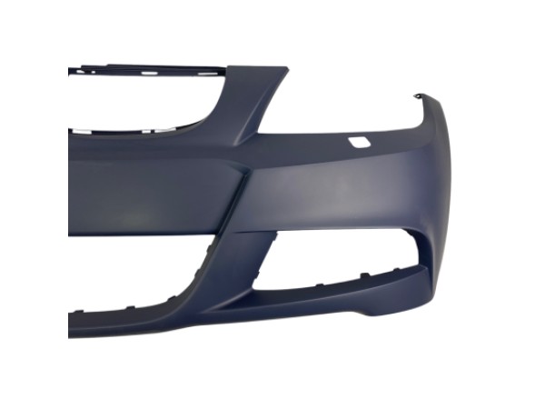 Предна броня за BMW E90 / E91 2005-2008 - M-Tech дизайн с отвори за пръскалки, без парктроник грундирана