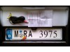 Камера за задно виждане с рамка за номера