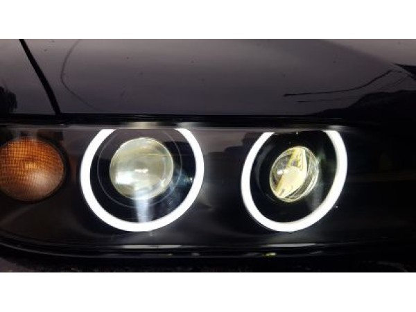 Ангелски Очи Лайтбар Дизайн за BMW E36 / E38 / E39 - Бял цвят