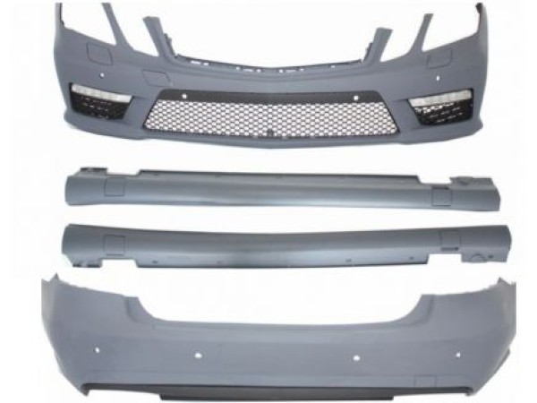 Боди кит за Mercedes W212 E-Class (2009-2013) - AMG Пакет с накрайници