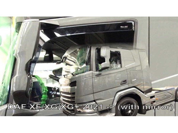 Ветробрани за DAF XF / XG / XG+ от 2021г / XD от 2024г ver.EU (версия със странични огледала) - Heko