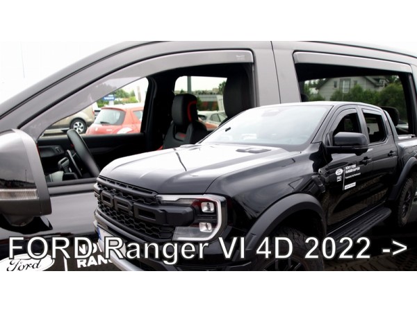 Ветробрани за Ford Ranger VI с 4 врати от 2022г за предни и задни врати - Heko